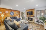 Mammoth Lakes Condo Rental Wildflower 61 - Beautifully Upgraded Living Room
